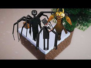 Winter Sky Block, but I added EVERY HORROR MOD