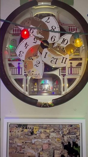 Seiko QXM607BRH is playing: Beautiful Dreamer in Music Box Version!