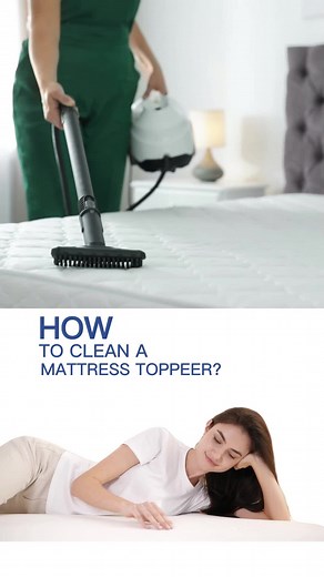 How to clean a mattress topper?#newentor #bedroom #dormlife #mattresstopper #dormroom #mattress #sleeptips