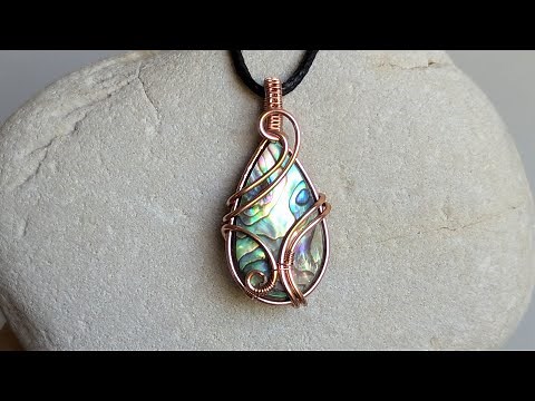 Round Wire Beginner Teardrop Wire Wrapped Pendant Tutorial