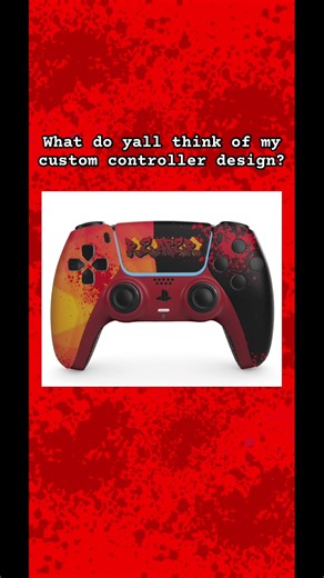 What do yall think of my custom PS5 controller design?