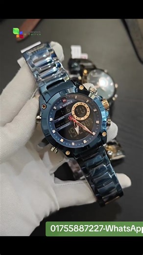 Naviforce NF 9163 Dual Time Watch Available Now