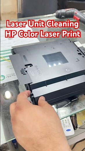 Laser Unit Cleaning HP Color LaserJet Pro Printer #shorts #bilalsworkshop #printer