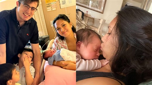 Roxanne Barcelo welcomes 3rd child with husband Jiggs