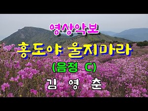 홍도야 울지마라/C 김영춘 영상악보 (Score Video with MR)