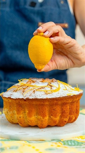 🍋Ultra-Soft Cake Made with Boiled Whole Lemon! ✨