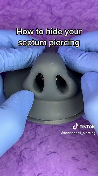 Effective Ways to Hide Your Septum Piercing