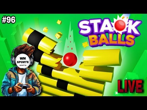 Live- STACK BALL 3D Highest score challenge🔥| Live Gameplay 96