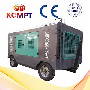 [Hot Item] Diesel Mobile Air Compressor with Cummins Air End