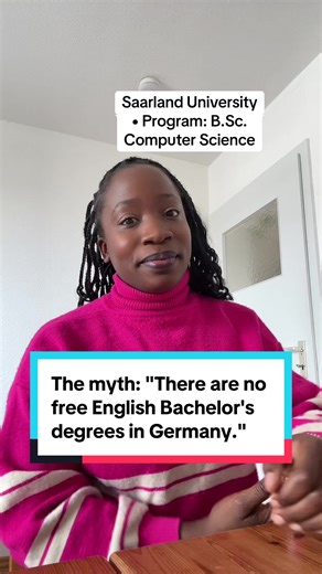 If you do not speak German yet but want to take advantage of Germany's tuition-free public university system, you have to be highly strategic. English-taught Bachelor's programs at public universities are rare, but they exist. 🏛️ 1. Saarland University • Program: B.Sc. Computer Science European tech hub with 0€ tuition fees.