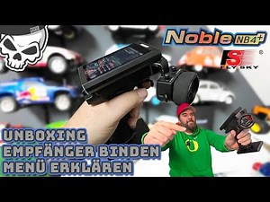 My new NB4+ NOBEL from FLySKy Unboxing Receiver Binding and Menu Explained
