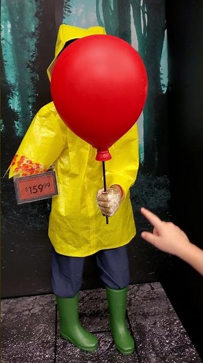 Hello Georgie! Halloween City Animatronic Prop Pennywise IT Clown Victim with Red Balloon 4K #Shorts
