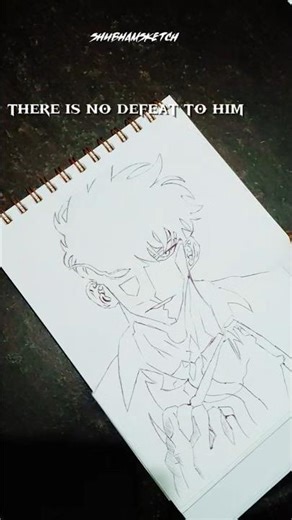 sung jin woo drawing from solo leveling #animedrawing #sololeveling #art