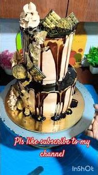 fully loaded chocolate cake design for birthday #sweetcupcake #cake #birthdaycake #overloadcake