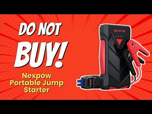 DON'T BUY NEXPOW Portable Jump Starter UNTIL YOU WATCH THIS! 🚗⚡️ (7 Reasons)