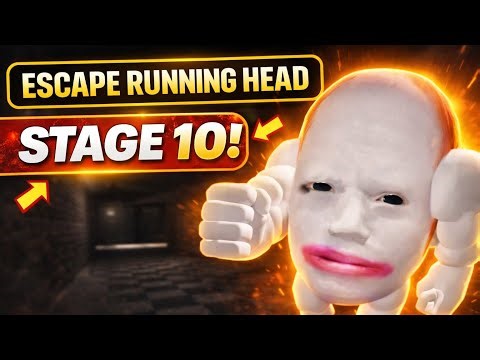 Escape Running Head Stage 10 CLEAR! 😱 (Full Walkthrough)”