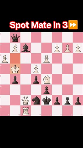 Only 1% people can spot instantly ⚡🙄 #chess #puzzle