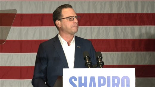 Gov. Josh Shapiro launches reelection campaign during rally in Pittsburgh area
