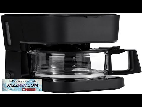 Amazon Basics 5 Cup Drip Coffee Maker Coffee Machine with Glass Coffee