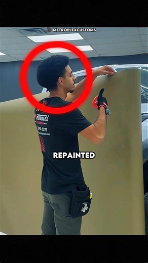 he mde his car look brand new #shorts