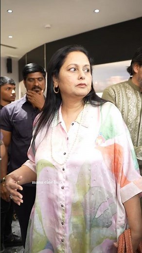 actress #jayasudha with her husband video at mirrors luxury salons launched at kavuri hills