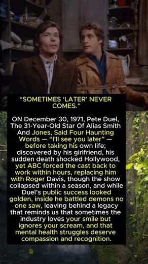 Pete Duel Story: Fame, Struggles, and the Last Words