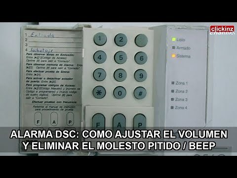Alarms DSC PC500 PC585 PC1832 PC1864 🔧 How to adjust sound volume and remove annoying BEEP sound