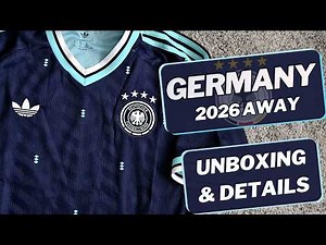 Germany 2026 World Cup away jersey Unboxing & Details