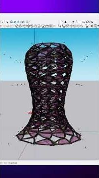 create complex MODEL IN SKETCHUP / sketchup tutorial ADVANCE