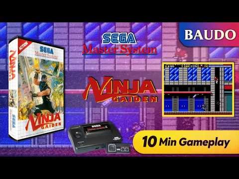 Ninja Gaiden : Sega Master System (10 Min Gameplay - No Commentary)