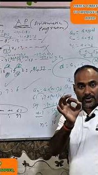 concept of A.P 🔥🔥💯#maths#education #class #sharpmindacademy🧠🎯🔥