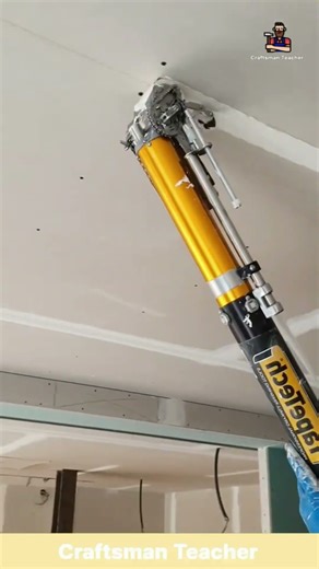 Ceiling Tape Master Perfect Lines, Perfect Finish! #shorts