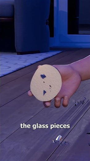 The Trick That Safely Picks Up Broken Glass 🧐