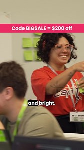 Shop courses that'll carry them from camp to college to careers that don't even exist yet. Ignite your child’s bright future with our biggest sale of the year. | iD Tech Camps