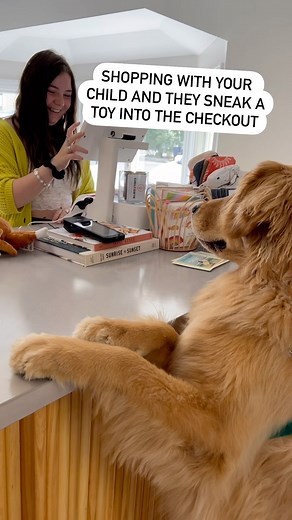 34K views · 78K reactions | Guess you could say I’m a bit spoiled. ❤️ #shoptillyoudrop #goldenretrieverproblems #newparents #goldenretrieverlover #shopsmall | Hudsonbegood | Facebook