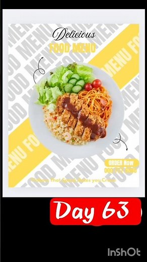 Day 63: How to Design a Delicious Food Menu in Canva | Restaurant Menu Design Tutorial 🍽️