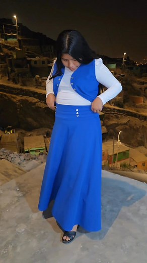 👗CONJUNTO COLOR AZUL ELECTRICO 🤗🔵 🚛ENVIOS A NIVEL NACIONAL 📦🌍 📲967201964🇦🇹 | Confecciones BELÉN