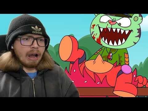 Happy Tree Friends - Taking Care of Cub REACTION!
