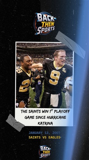 Back Then Sports on Instagram: "January 13th, 2007: NFC Divisional Round - Saints vs Eagles . . #NFL #nflplayoffs #whodat #neworleanssaints #whodatnation"