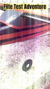Flite Test Adventure maiden flight. 1st time full build and set up. #flitetest #rcplane