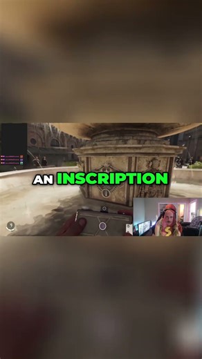 Mysterious Fountain Inscription: Unlocking Ancient Game Secrets! #shorts