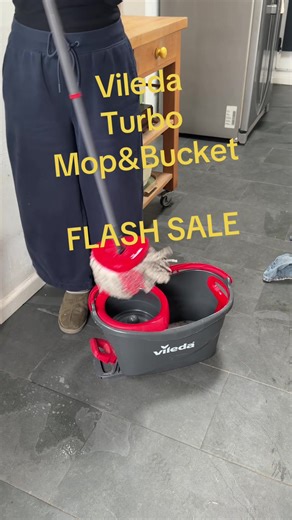 Vileda Turbo Mop & Bucket Set Flash Sale