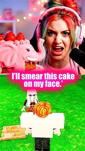 99 Nights in the Forest Cake Smear Prank 😂🍰 #roblox