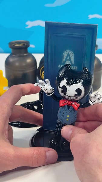 Bendy and the Ink Machine figure drips ink slime squirrel #bendy #bendyandtheinkmachine #toys #asmr