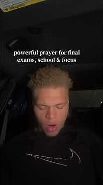 powerful prayer for final exams, school & focus