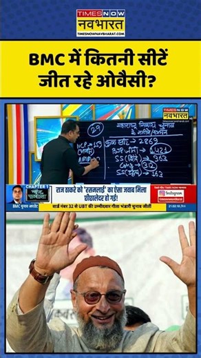 BMC Election Result: BMC में कितनी सीटें जीत रहे Owaisi? | BMC | Maharashtra | BJP