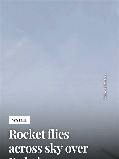 Rocket Launch Visible Over Dubai: Eyewitness Footage