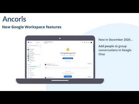 Add people to group conversations in Google Chat