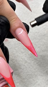 422K views · 2.6K reactions | Cat Eye French tip nail art design...