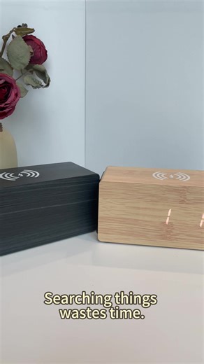 ⏰Cozy nights call for this retro clock—Bluetooth jams, time/temp, and phone charging in one!👌#fyp #viral #tiktokshop #tiktokfinds #freeshopping #tiktokmademebuyit #dealsforyoudays #smartclock #digitalclock #decoration